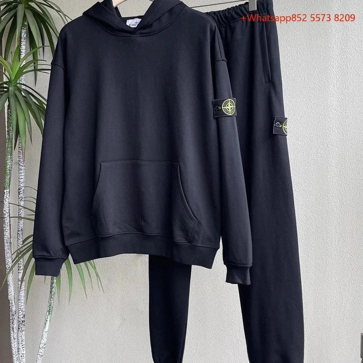 Stone Island 68-15 Black Tracksuit Set