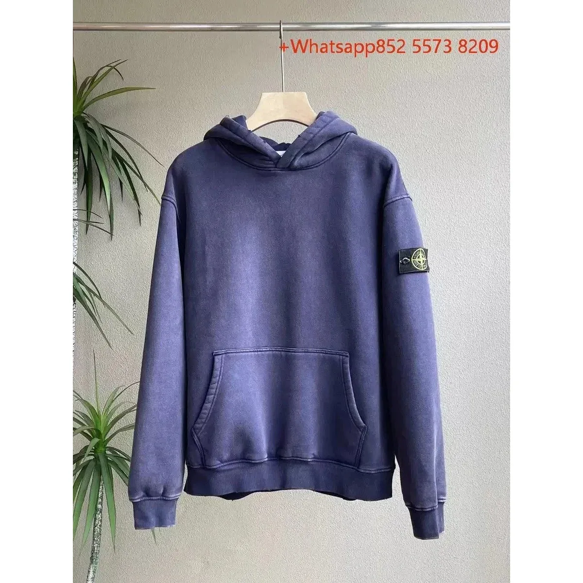 Stone Island 68-15 Purple Hoodie
