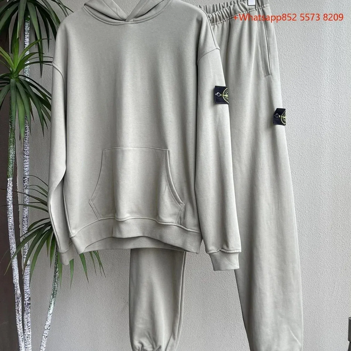 Stone Island 68-15 Beige Tracksuit Set
