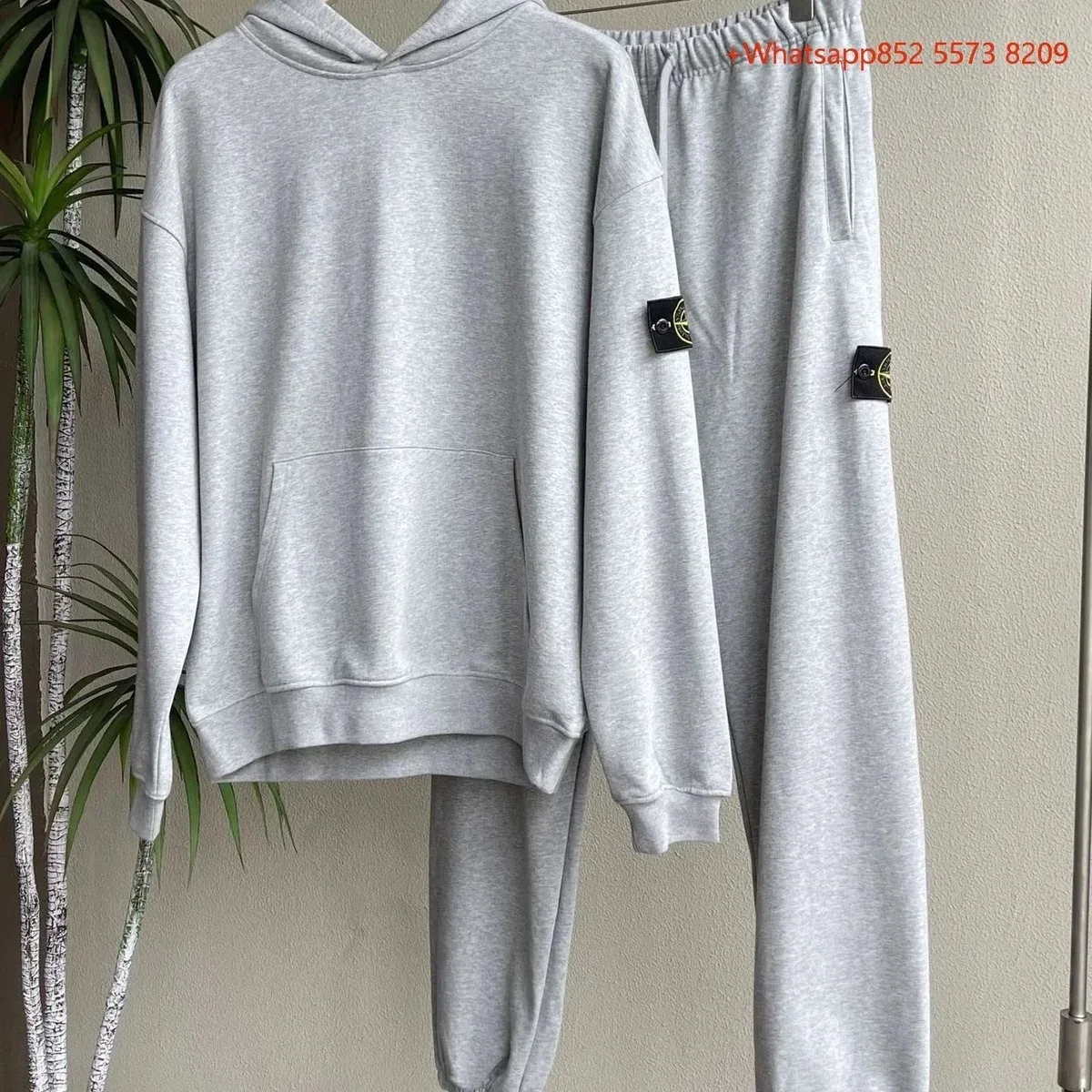 Stone Island 68-15 Light Grey Tracksuit Set