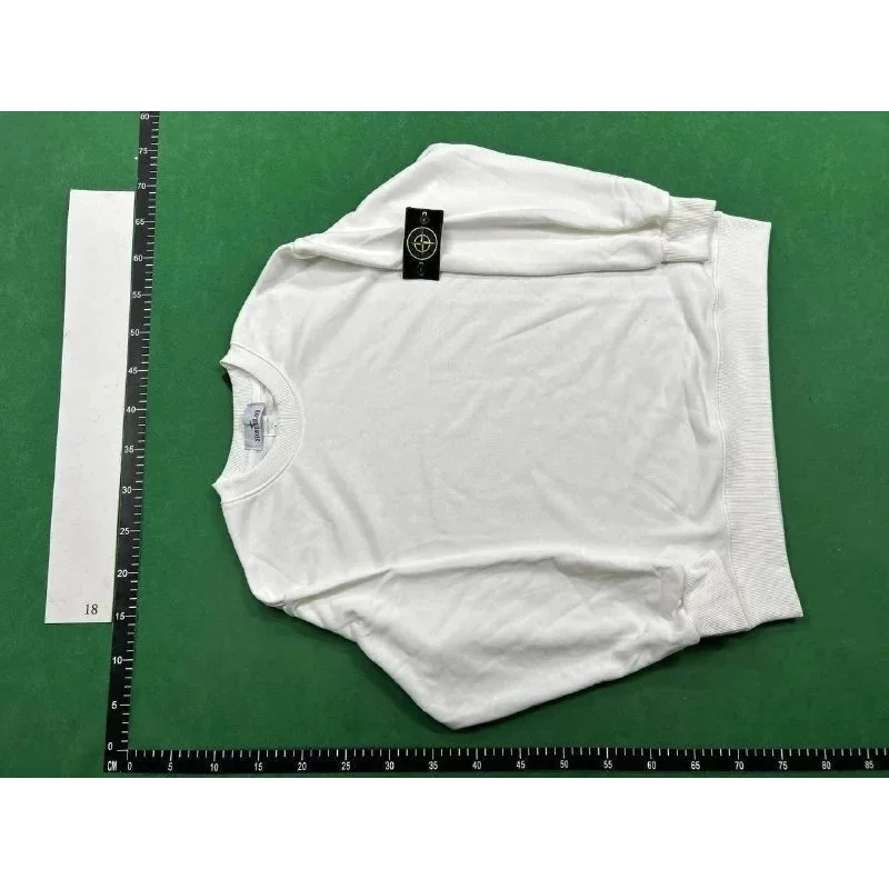 Stone Island 68-15 White Crewneck Sweatshirt