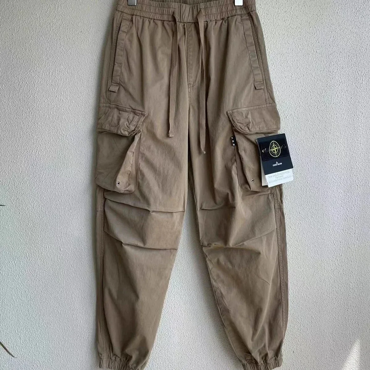 Stone Island 68-15 Desert Yellow Cargo Pants