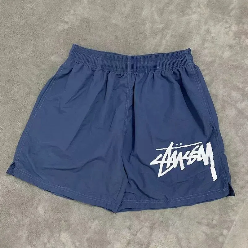 Stussy Basic Logo Navy Solid Shorts