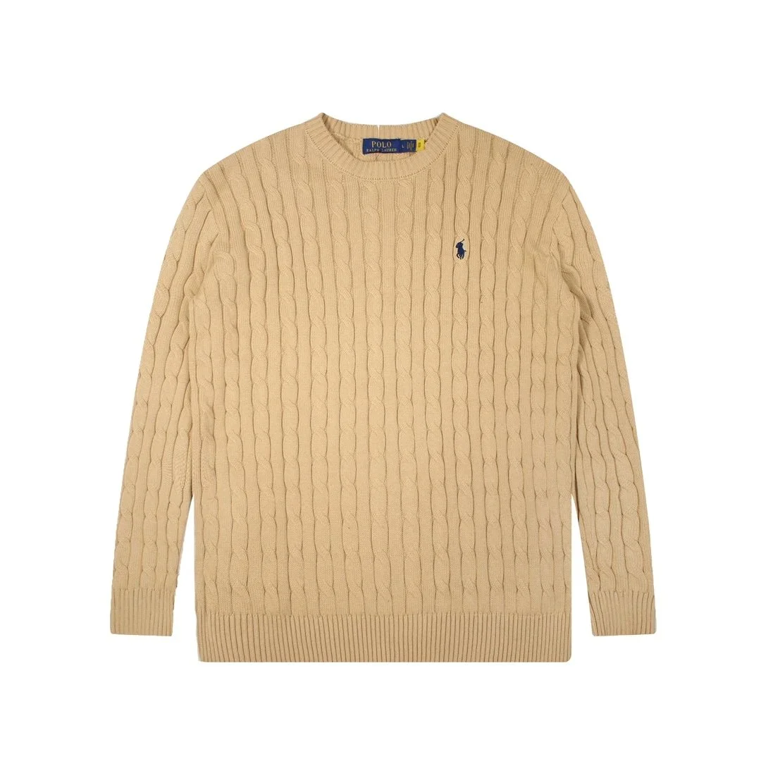 Polo Ralph Lauren Cable Knit Sweater Beige