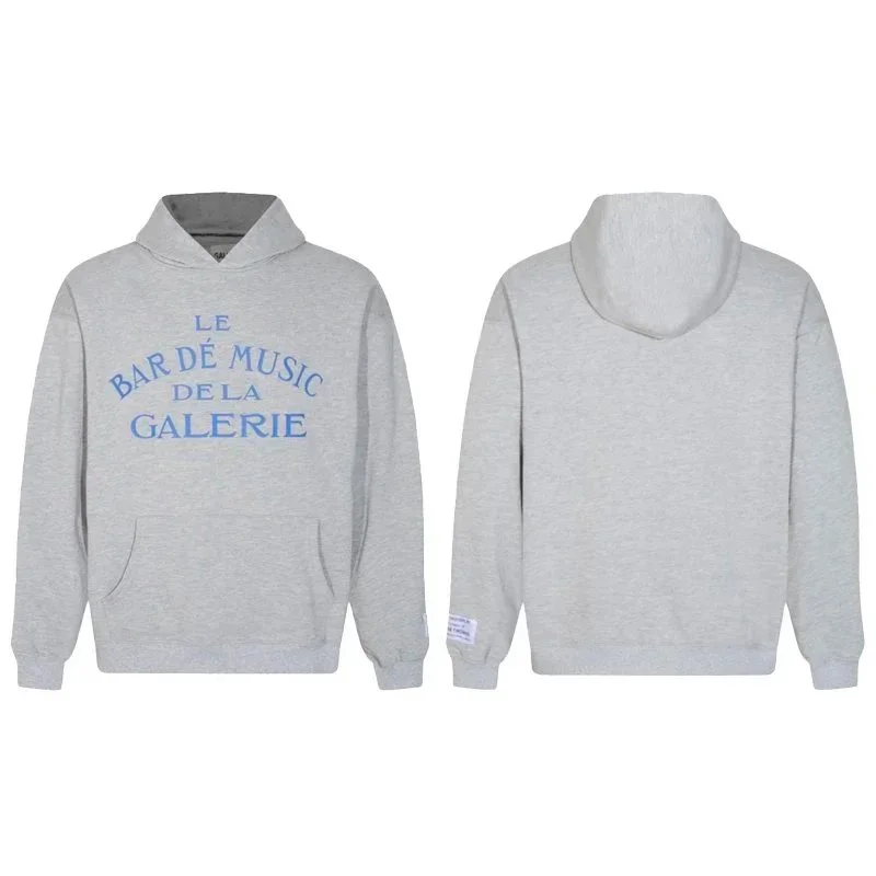 Grey 'Le Bar de Music de la Galerie' Hoodie