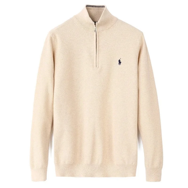 Polo Ralph Lauren Beige Half-Zip Sweater
