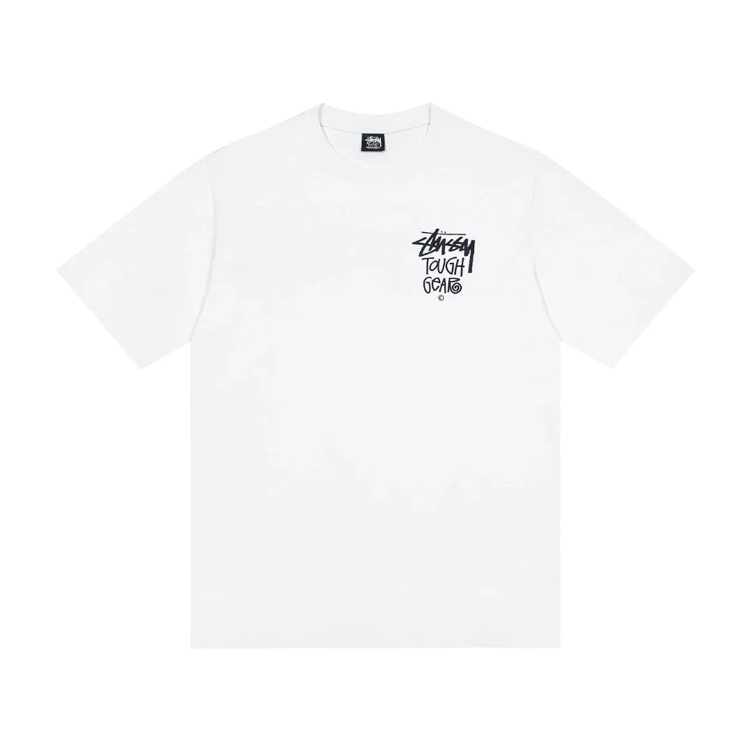 Stussy Tough Gear White T-Shirt