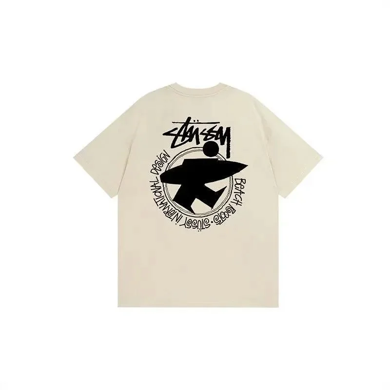 Stüssy Stüssy Basic Logo T-Shirt Cream