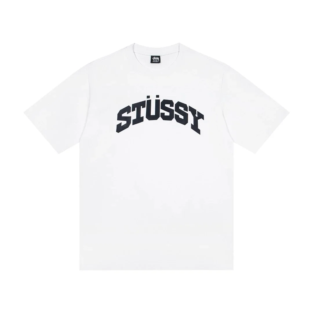 Stüssy College Logo White T-Shirt