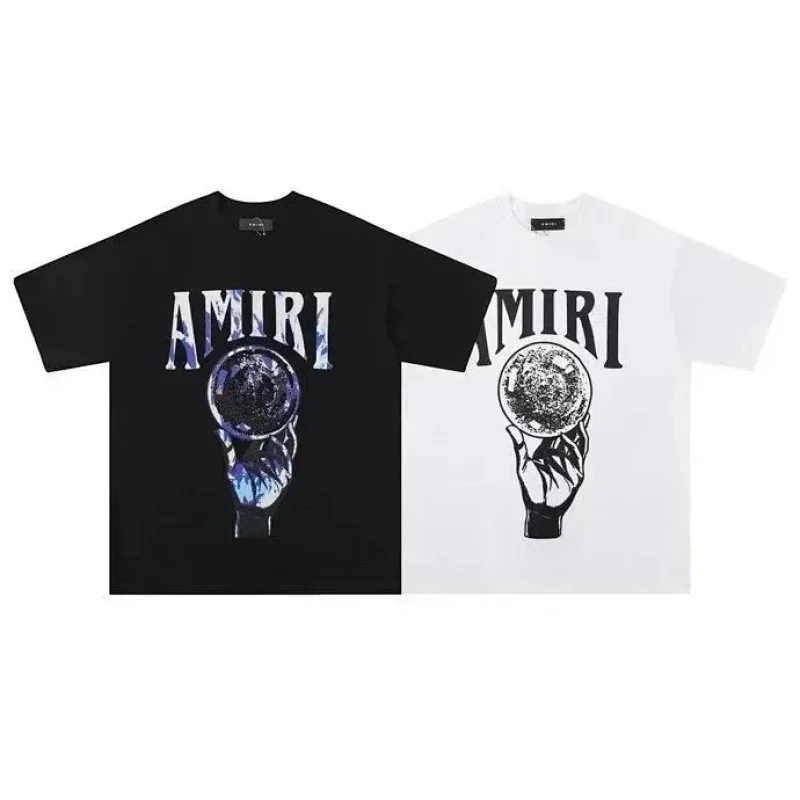 Amiri Crystal Ball T-Shirt Black/White