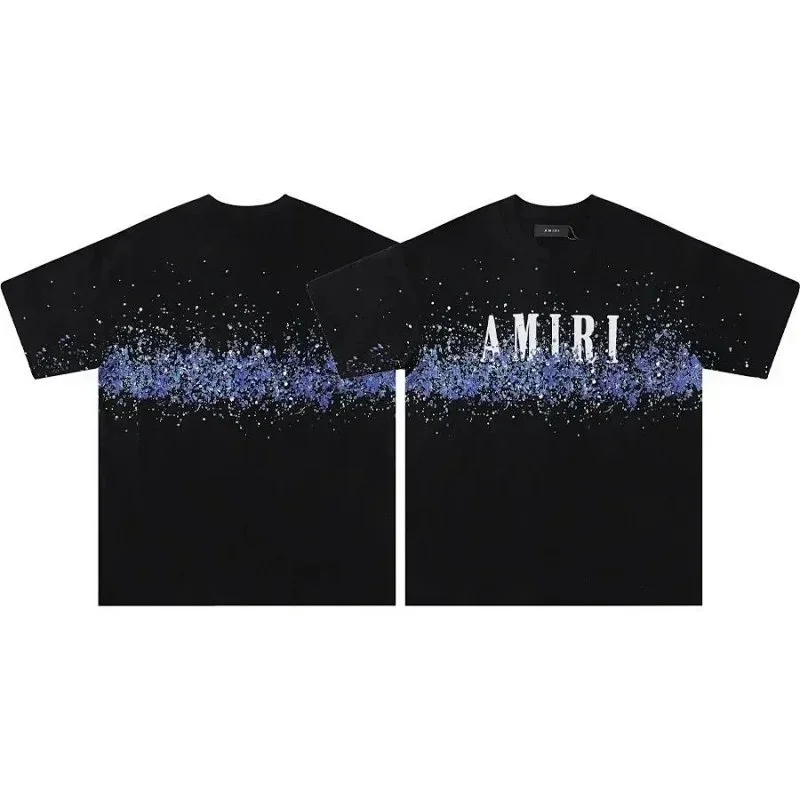 Amiri Black 'Splatter' T-Shirt
