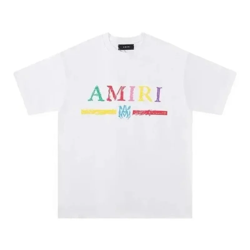 Amiri Rainbow AMIRI T-Shirt White
