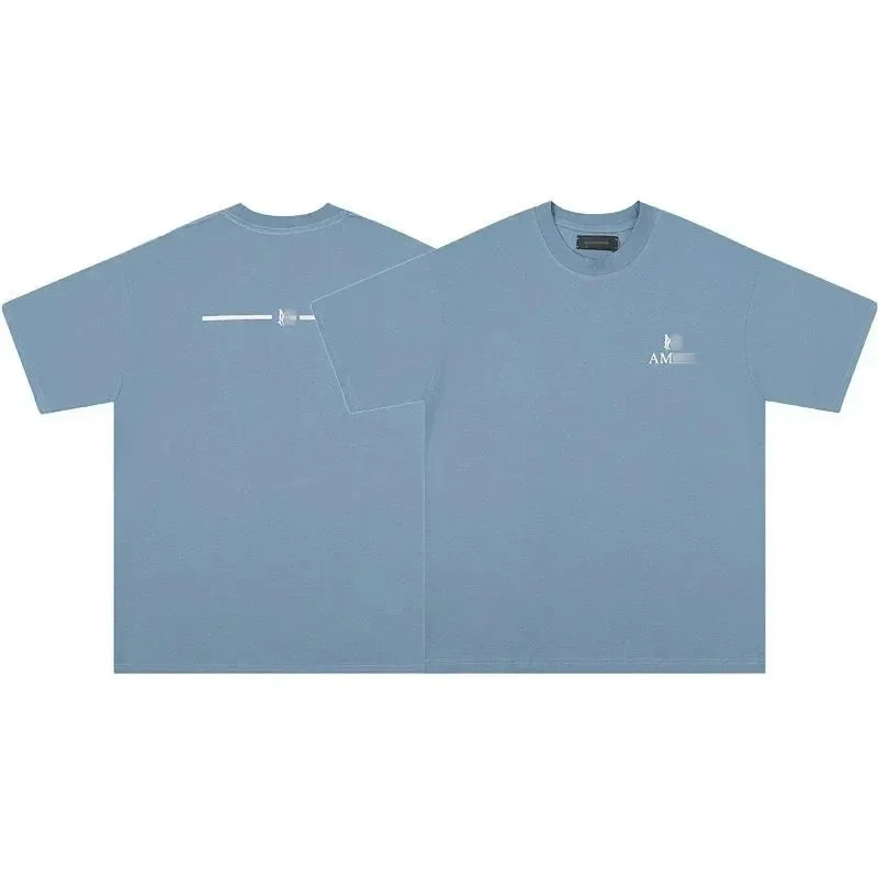 AMERICAN EAGLE OUTFITTERS AM T-Shirt Blue Solid T-Shirt
