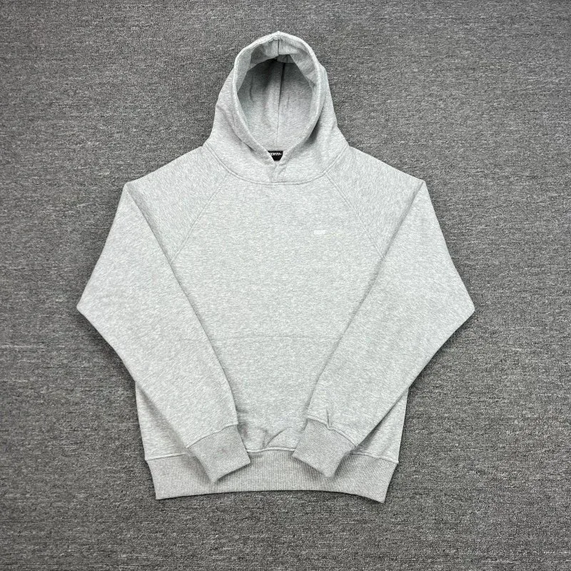 Unisex Grey Hoodie with Small Logo
