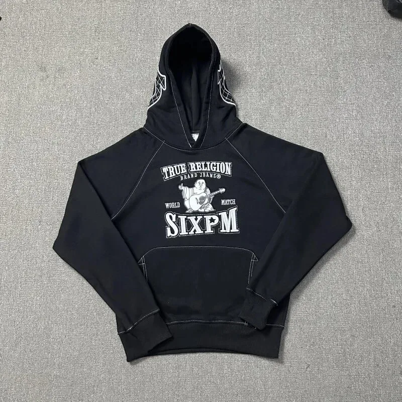 True Religion SixPM Black Hoodie