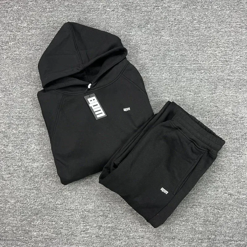 Unisex Black Set Hoodie & Pants