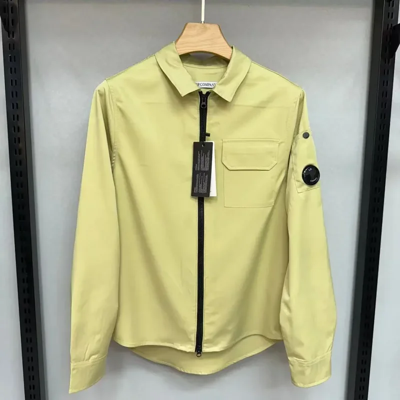 CP Company Goggle Light Khaki Shirt Jacket