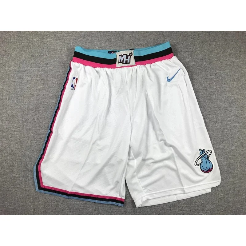 Nike Miami Heat White Shorts