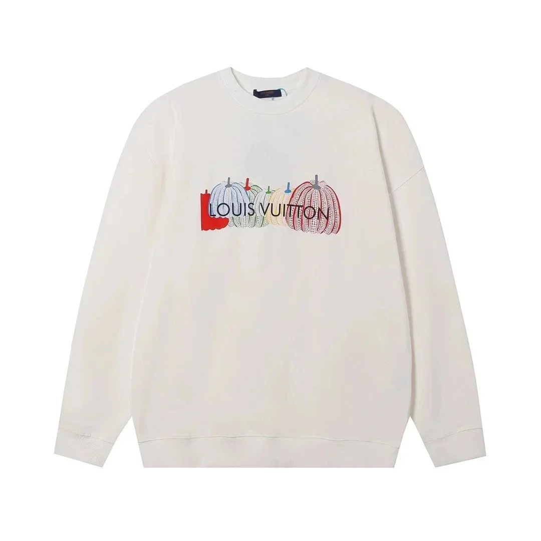 Louis Vuitton Pumpkin Print Crewneck Sweatshirt
