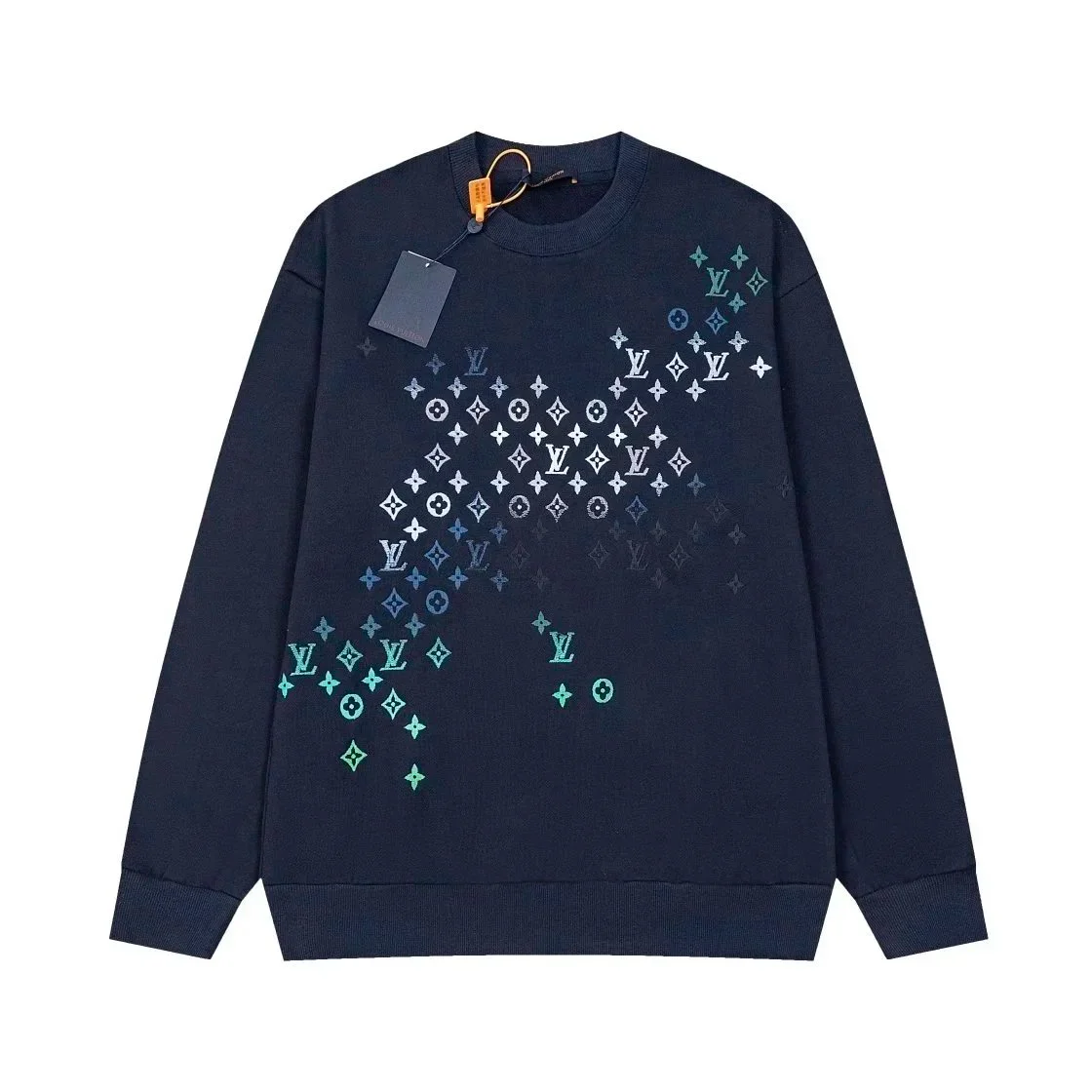 Louis Vuitton Monogram Print Crewneck Sweatshirt