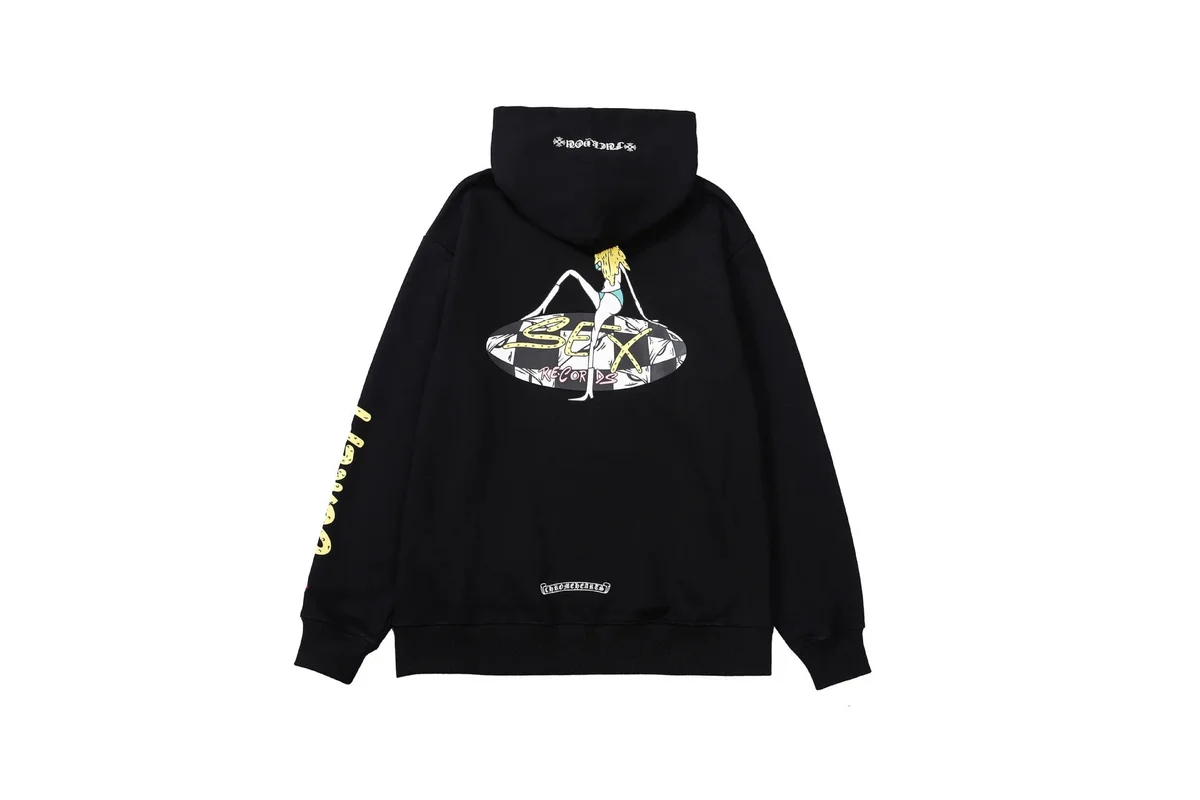 Chrome Hearts SEX Records Black Hoodie