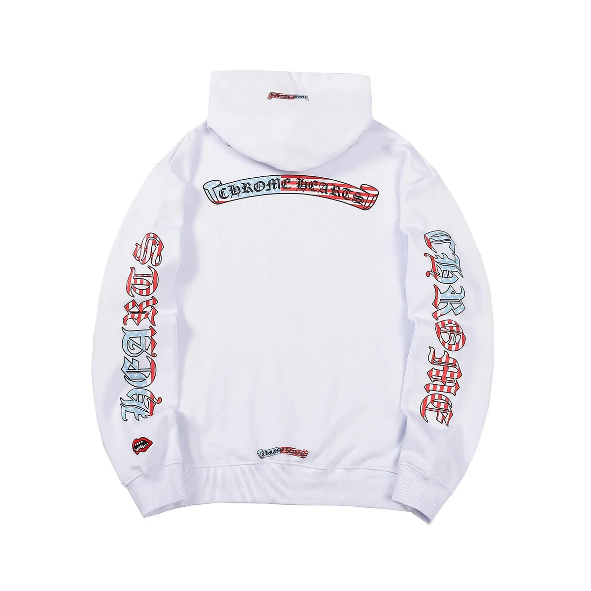 Chrome Hearts White CH Cross Hoodie