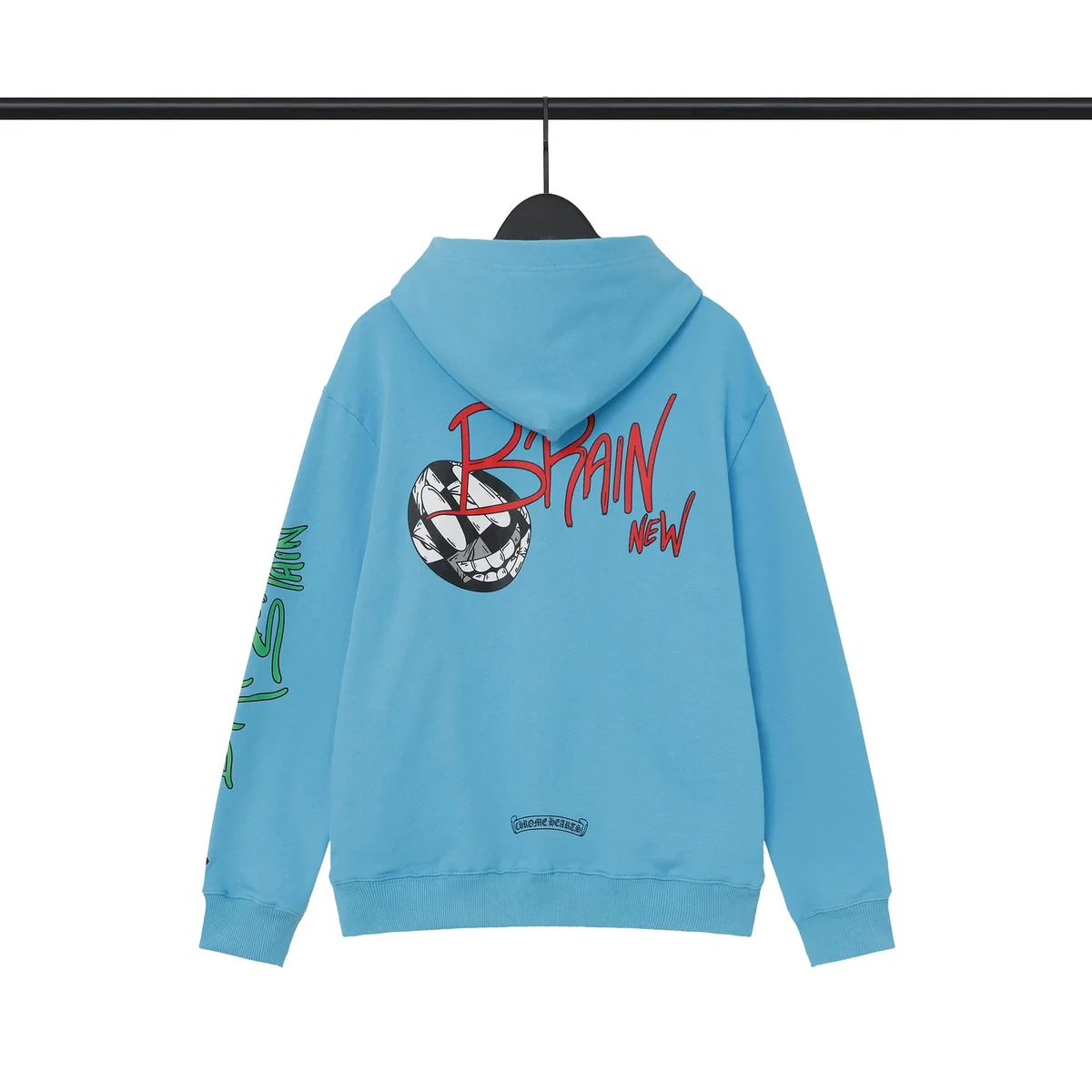Chrome Hearts Brain New Blue Hoodie