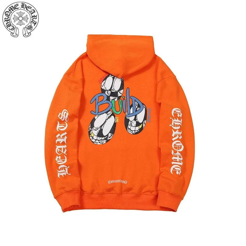 Chrome Hearts Build Orange Hoodie