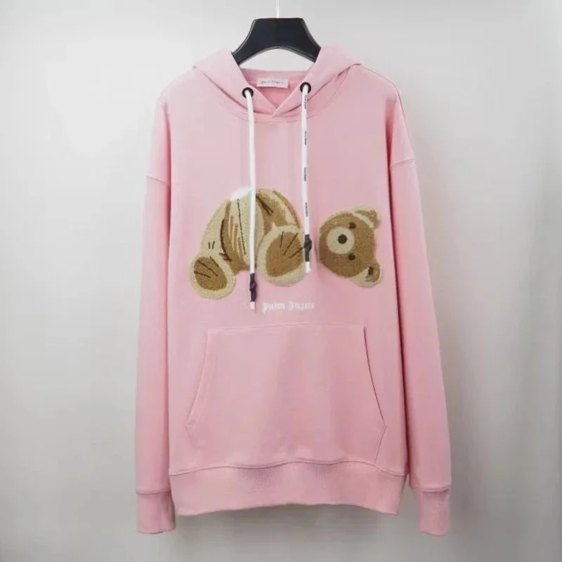 Palm Angels Bear Pink Hoodie