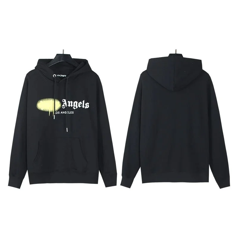 Palm Angels Angels Los Angeles Black Hoodie