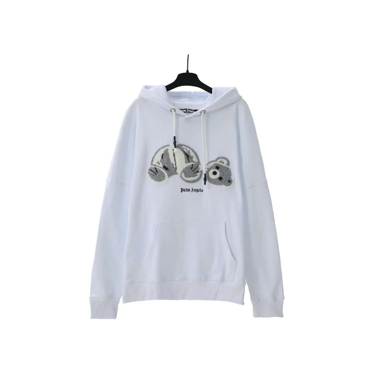 Palm Angels Bear Light Blue Hoodie