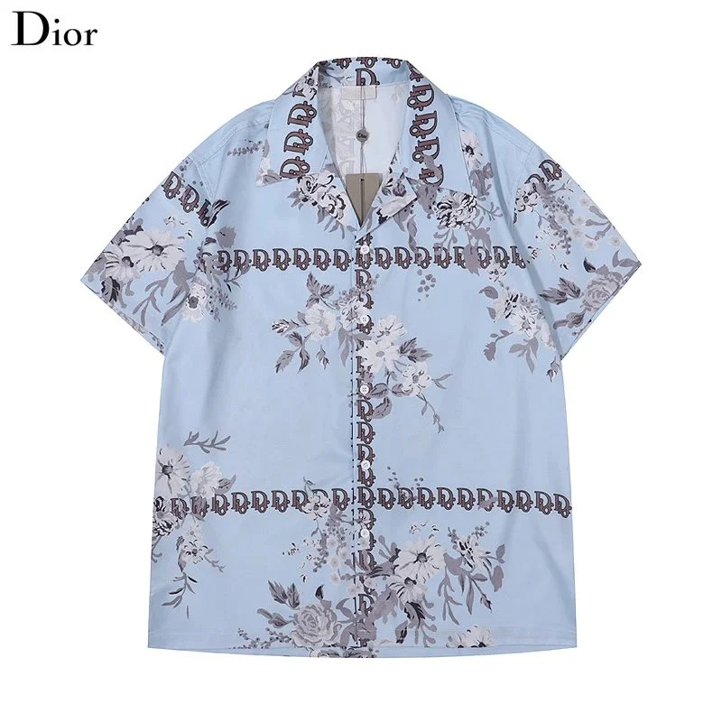 Dior Classic Flap Floral Print Short Sleeve Shirt