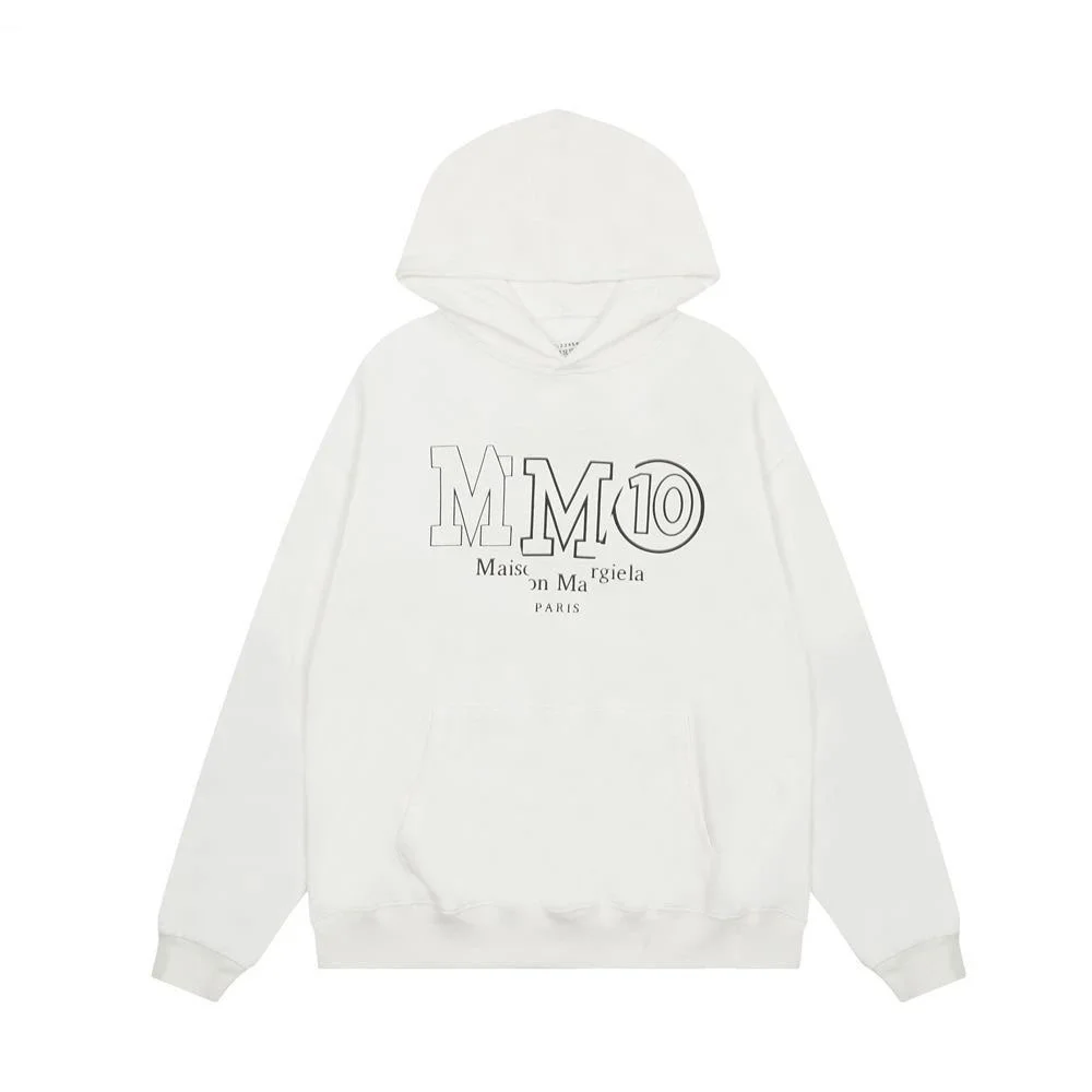 Maison Margiela MM10 White Hoodie