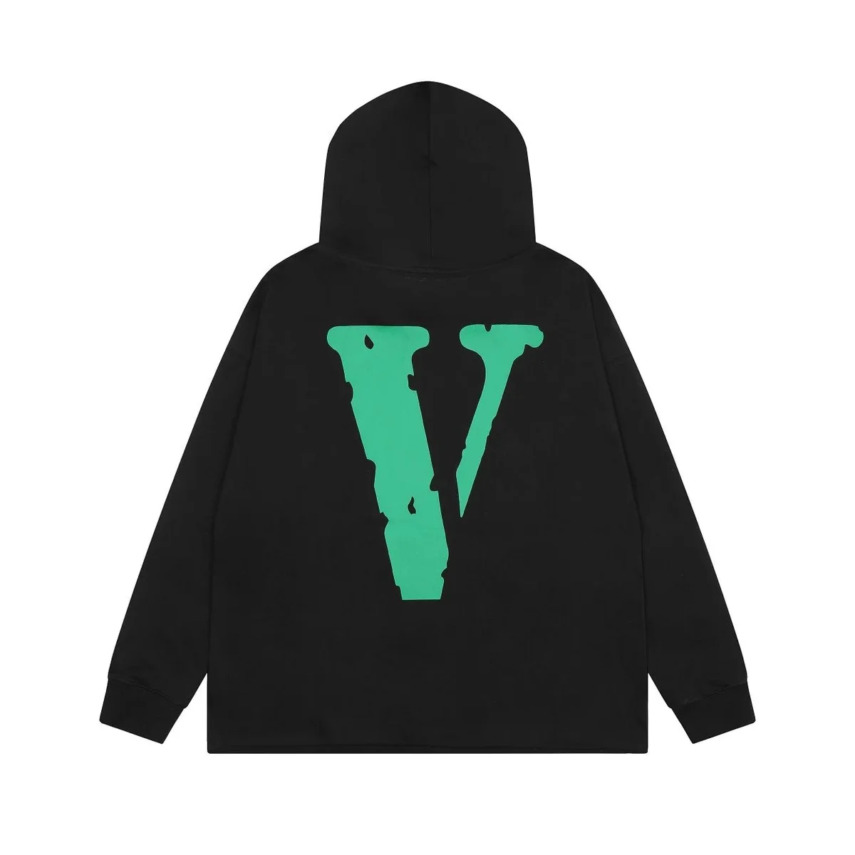 VLONE VLONE V Logo Black Hoodie Black - 1