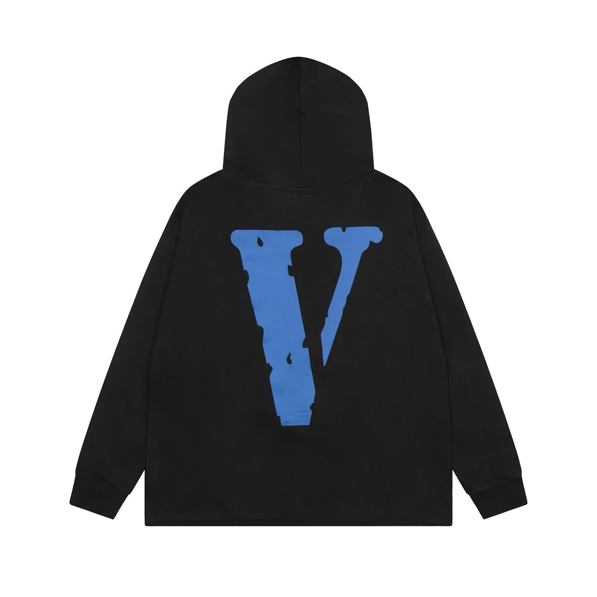 VLONE V Logo Oversized Hoodie Black