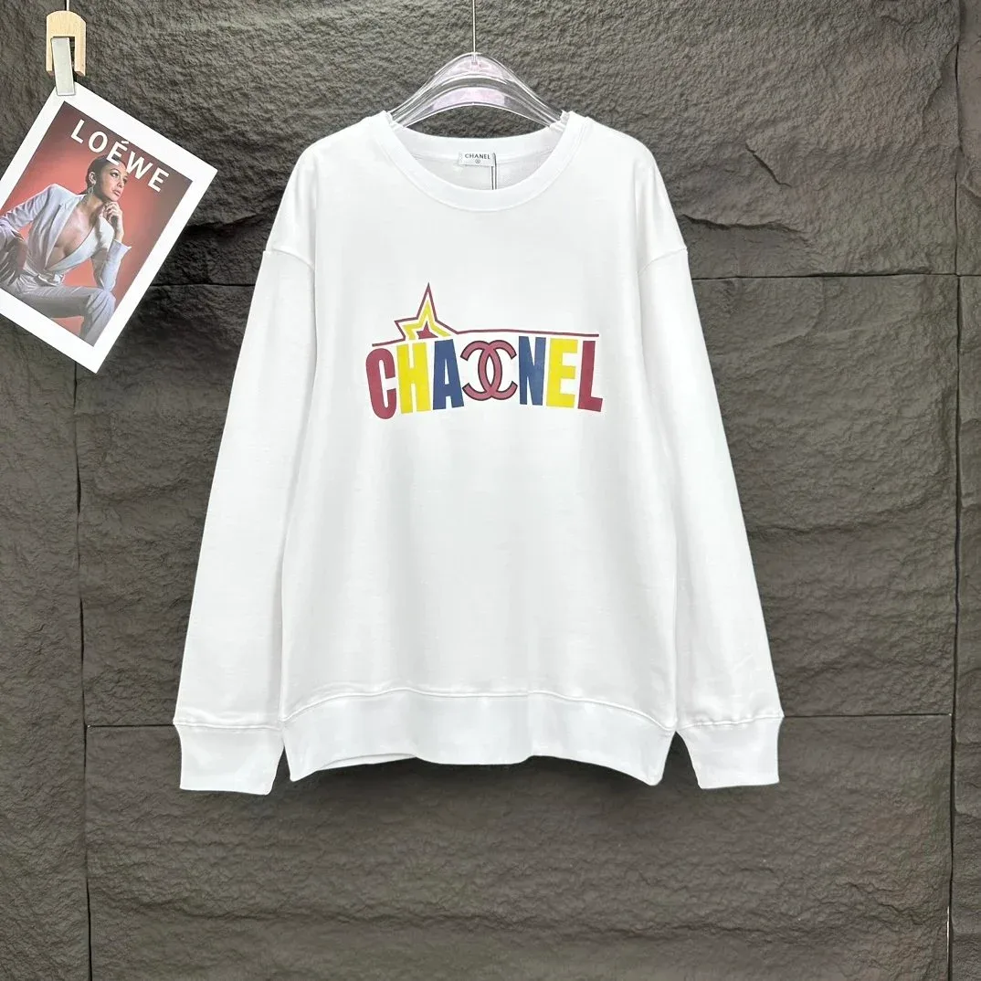 Chanel ChaCNel White Long Sleeve T-Shirt