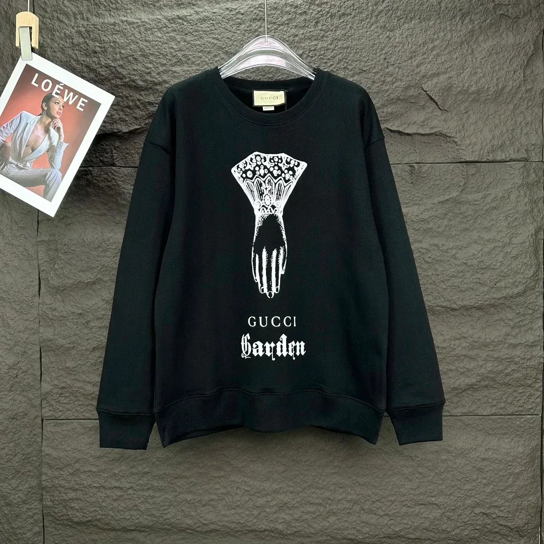Gucci Garden Black Graphic Sweatshirt