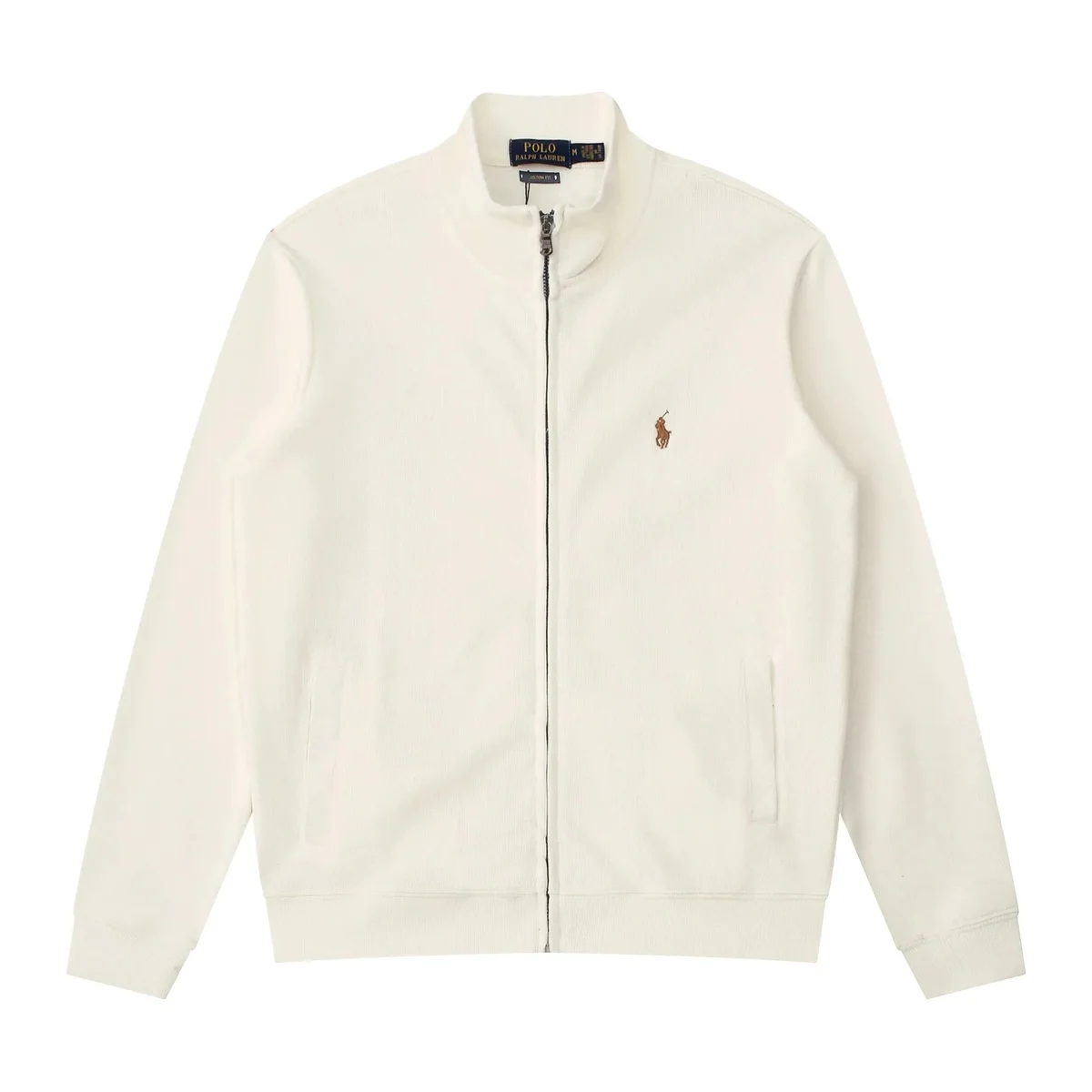 Polo Ralph Lauren Cream Full-Zip Jacket