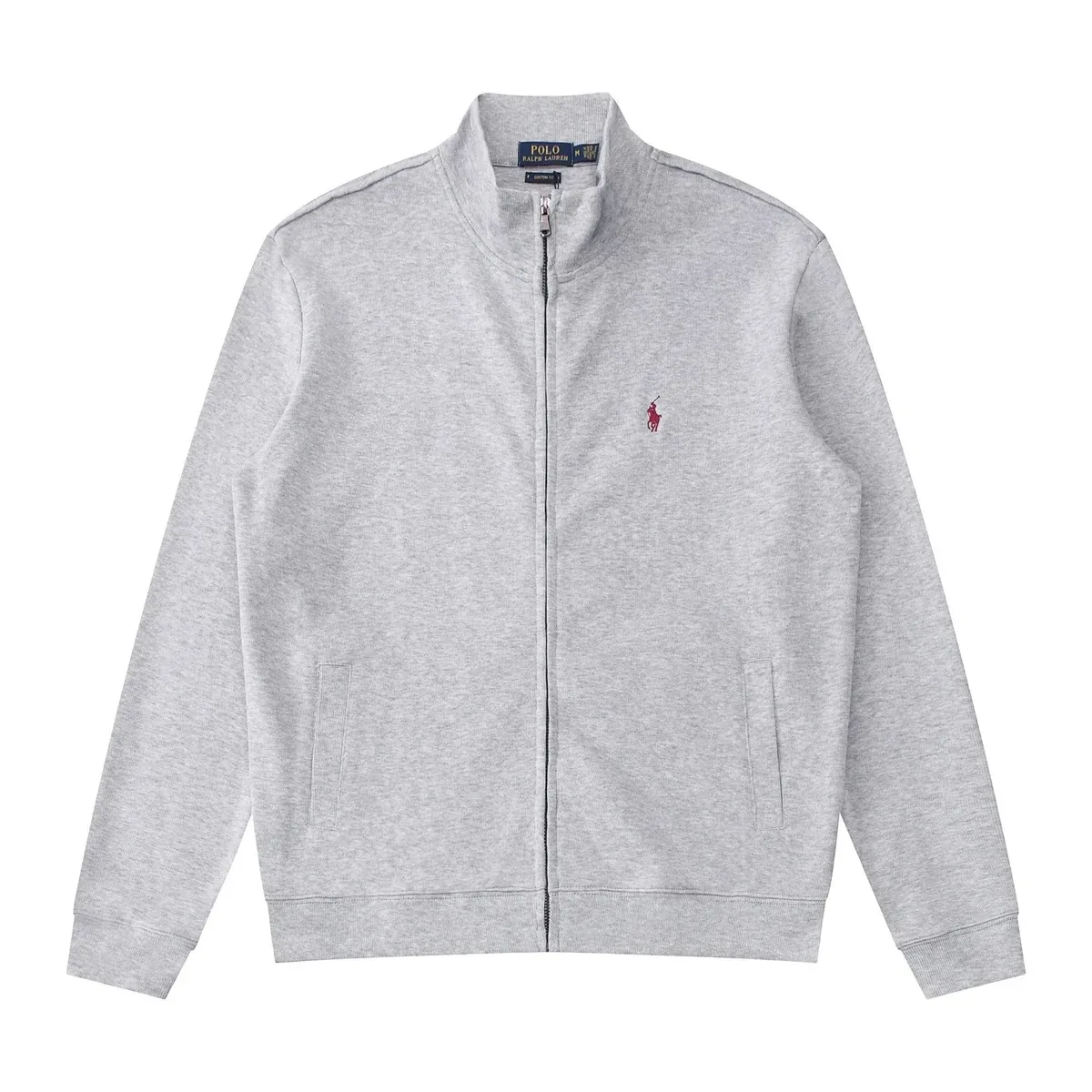 Polo Ralph Lauren Grey Full-Zip Sweatshirt