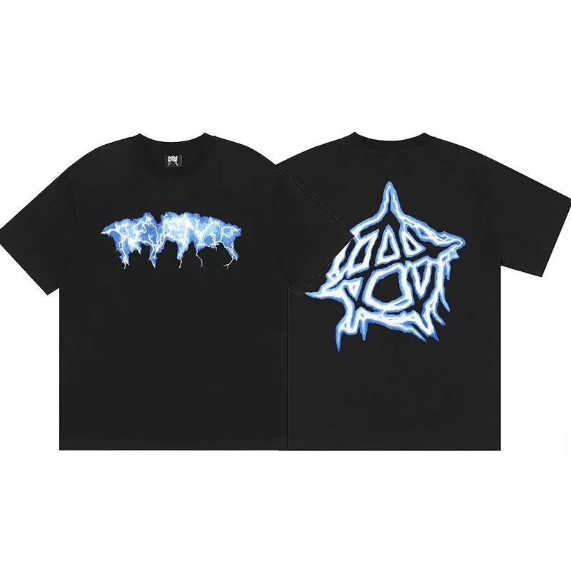 Black 'God S CV' Graphic T-Shirt