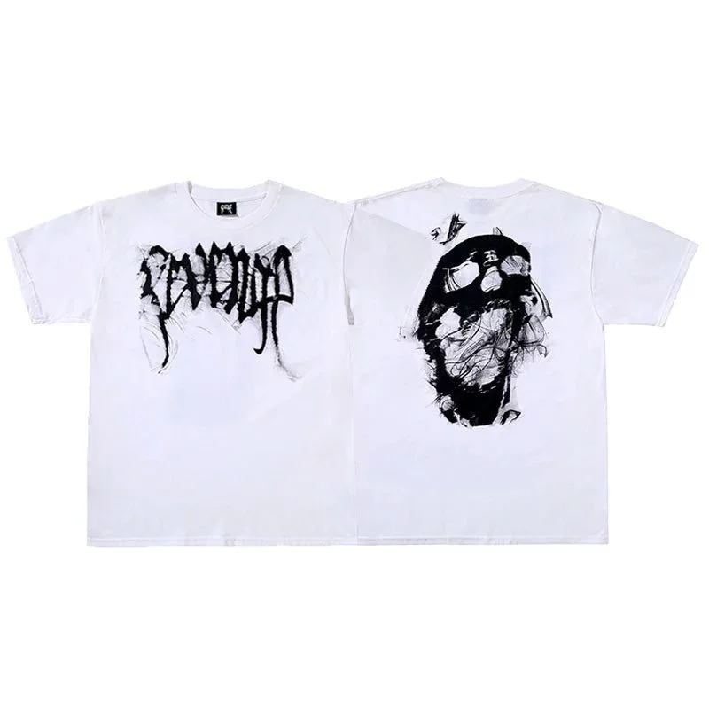 Revenge White 'Revenge' Graphic T-Shirt