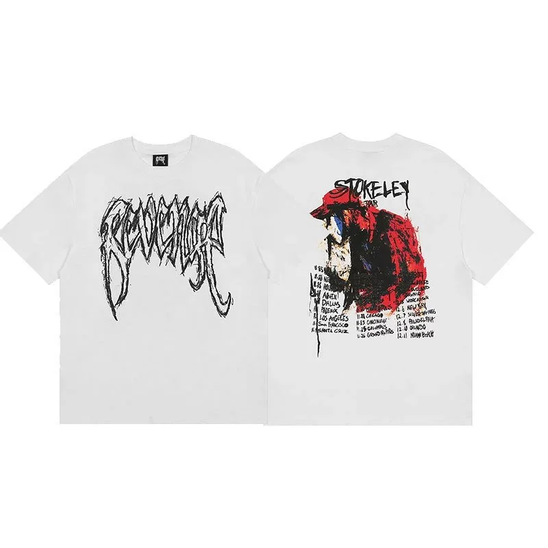 Revenge Stokeley White T-Shirt