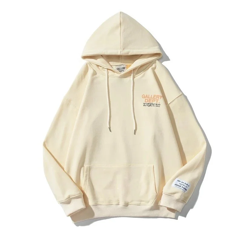 Gallery Dept. Art That Kills Hoodie Cream Casual Top