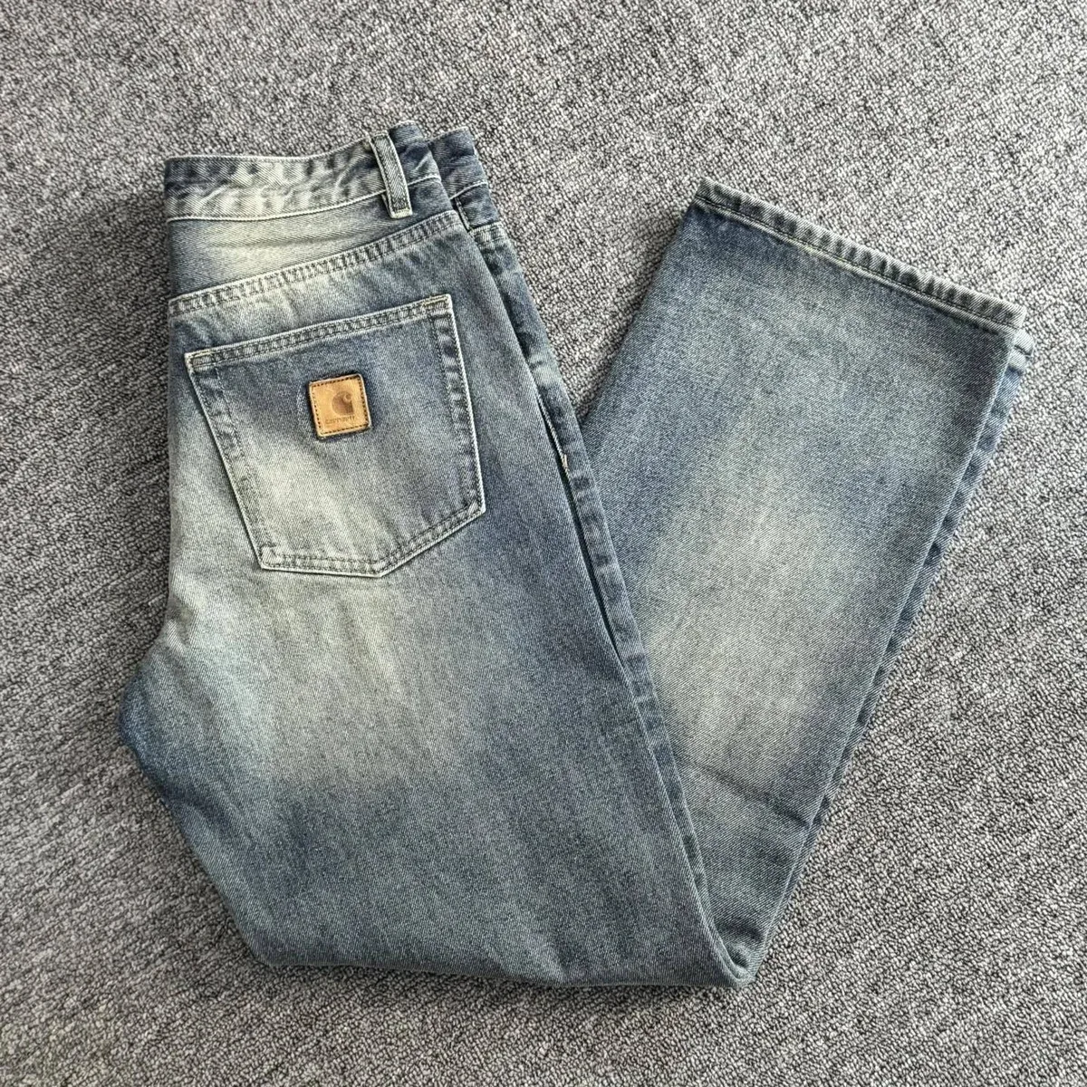 Carhartt WIP BB37 Washed Blue Jeans