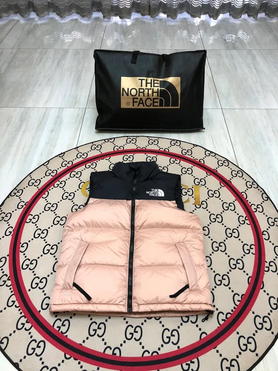 The North Face Pink/Navy Puffer Vest