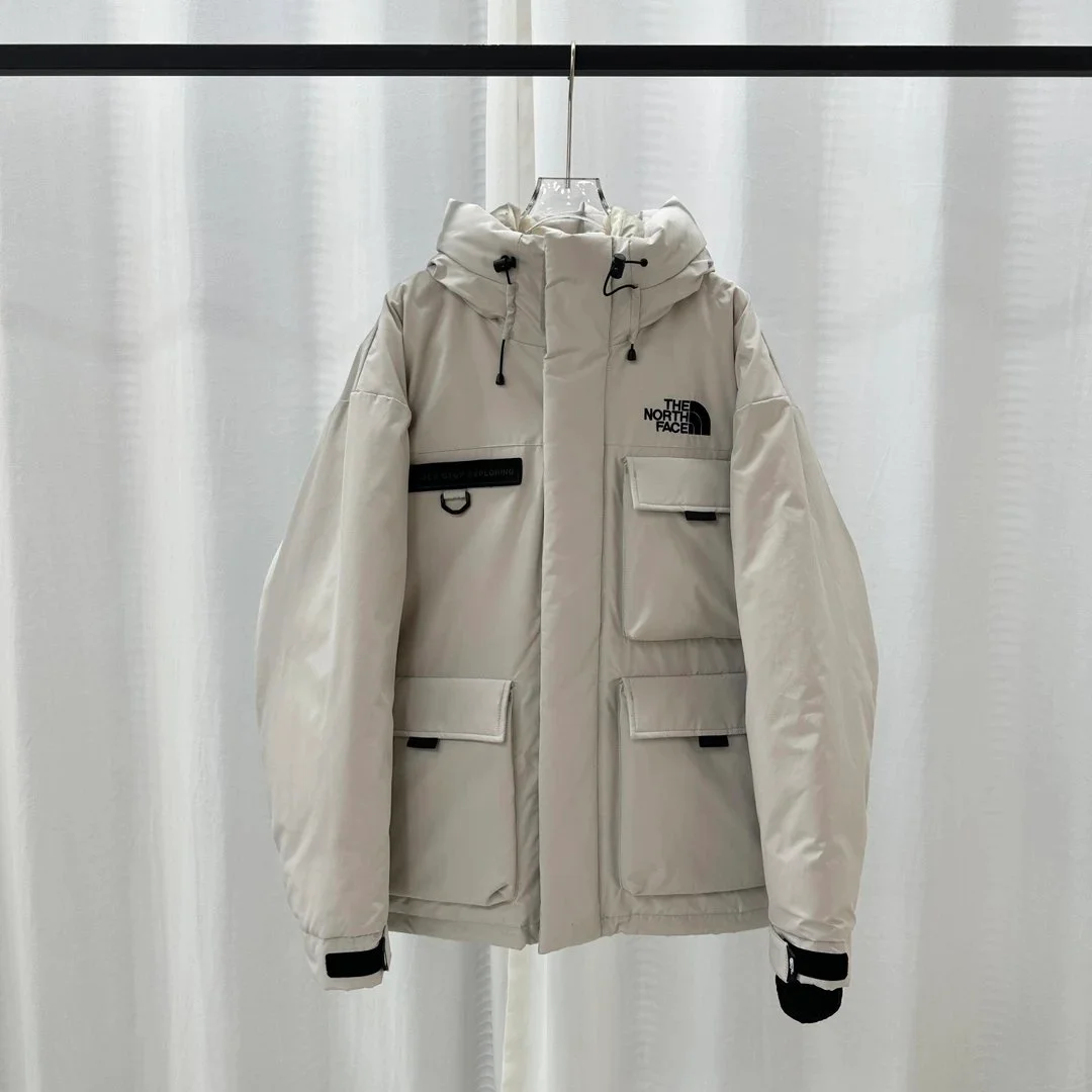 The North Face Expedition Swirl Beige Winter Parka