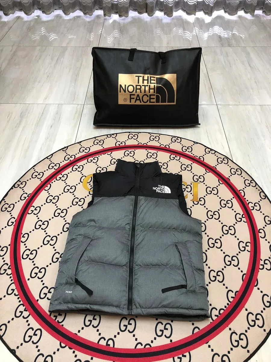 The North Face Nuptse Grey Down Jacket