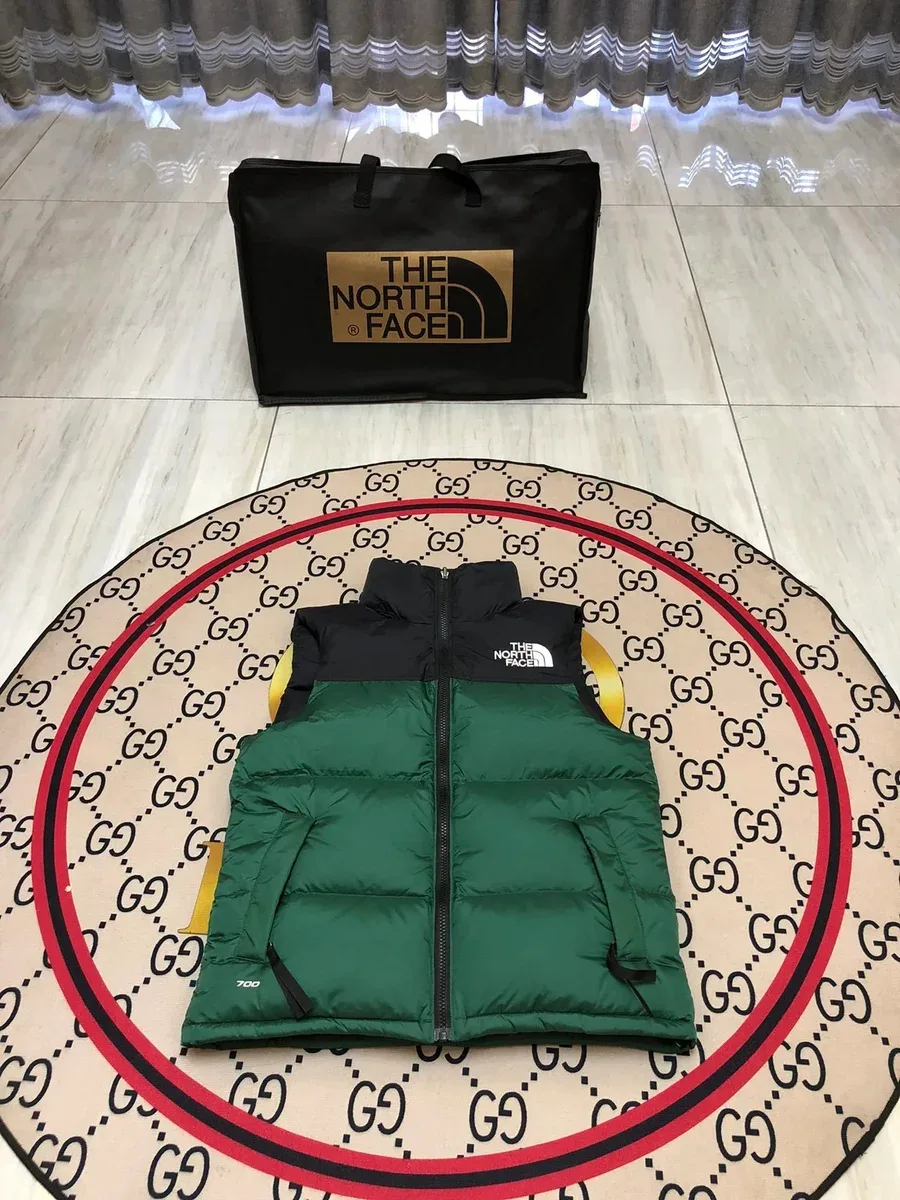 The North Face Green Nuptse Vest