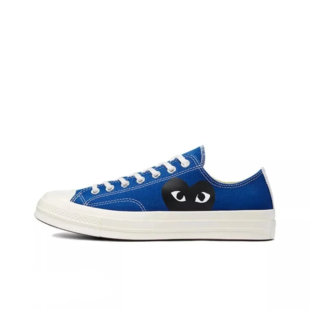 CDG Chuck Taylor 1970s Blue Black Low Sneakers