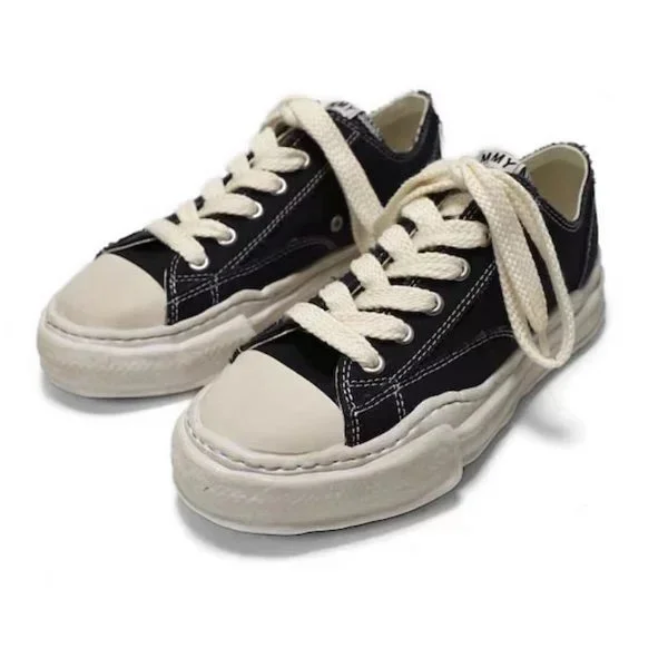 Maison Mihara Yasuhiro OG Style 36 Black Canvas Sneakers
